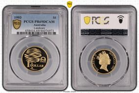1993 $1 Landcare PR69DCAM
