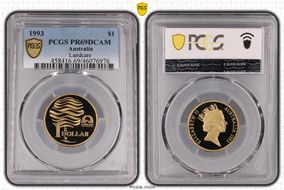 1993 $1 Landcare PR69DCAM