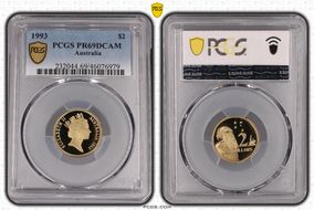 1993 $2 PR69DCAM