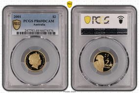 2001 $2 PR69DCAM