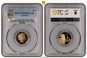 2013 $2 PR69DCAM