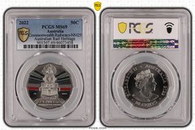2022 50C Commonwealth Railways-NM25 Australian Rail Heritage MS69