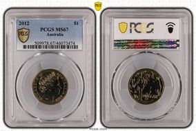 2012 $1 MS67