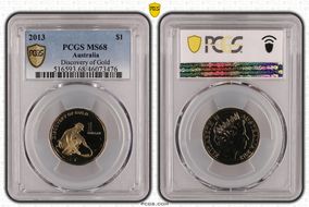 2013 $1 Discovery of Gold MS68