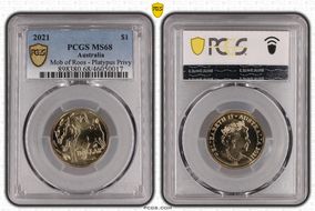 2021 $1 Mob of Roos - Platypus Privy MS68