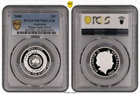 2008 20C Planet Earth Silver PR70DCAM