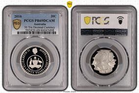 2016 20C 50 Yrs Decimal Currency PR69DCAM