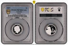 2007 $2 Silver PR70DCAM