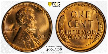 1931 1C MS67RD