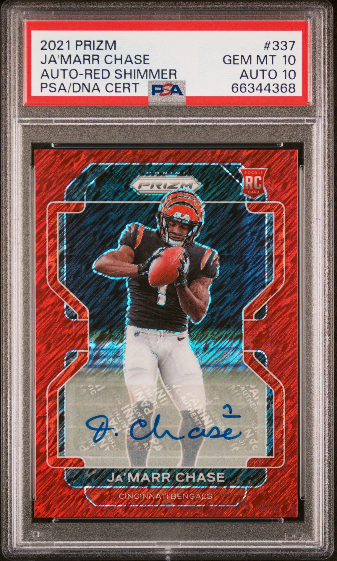 2021 Panini PANINI PRIZM DISCO PRIZM #337 Ja’Marr Chase front
