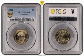 2022 $1 MS68