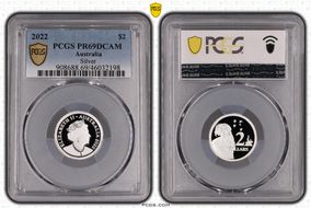 2022 $2 Silver PR69DCAM