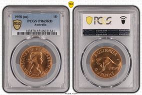 1958 (m) 1D PR65RD