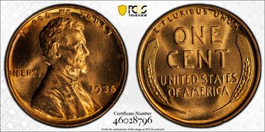 1935 1C MS68RD