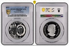 2022 $1 Platinum Jubilee PR69DCAM