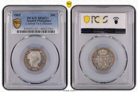 1865 20C MS62+