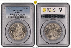 1973 20 Dr KM-111.1 Narrow Rim MS67