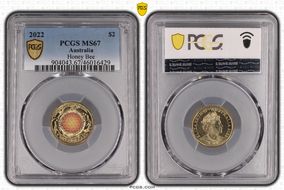 2022 $2 Honey Bee Colorized MS67