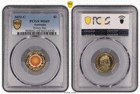 2022-C $2 Honey Bee Colorized MS69