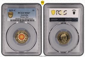 2022-C $2 Honey Bee Colorized MS67