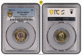 2021-C $2 Indigenous Military Service Colorized MS67