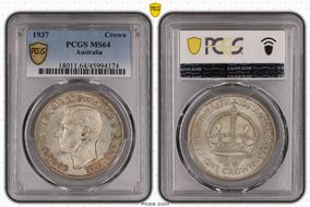 1937 Crown KM-34  Ag MS64