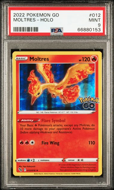 Moltres - 012/078 - Pokemon Go - Holo