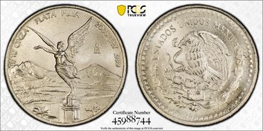 2005-Mo 1/10 oz Libertad Ag MS68