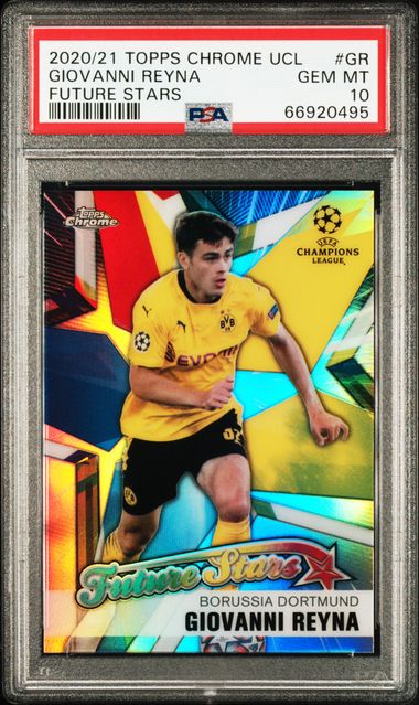 2020 Topps Finest Uefa Champions League Neon Green Refractor #6