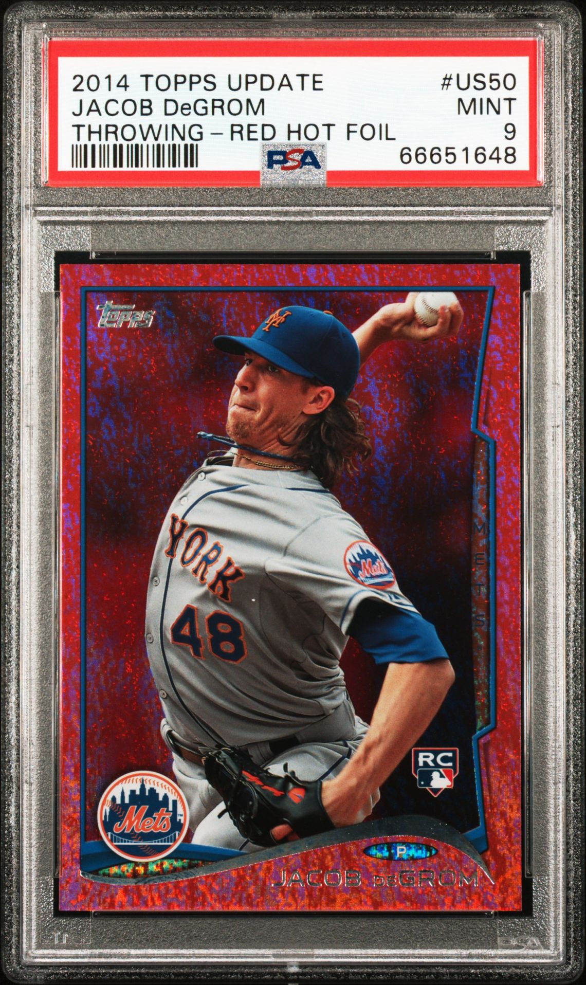 2014 Topps TOPPS UPDATE Red #US50 Jacob Degrom front