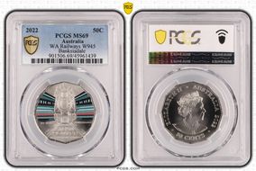 2022 50C WA W945 Banksiadale Australian Rail Heritage MS69