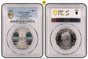 2022 50C WA W945 Banksiadale Australian Rail Heritage MS69