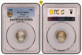 1899 50C Gad-420 F-190 MS63