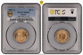 1897-A 20 Fr Gad-1063 F-533 MS64