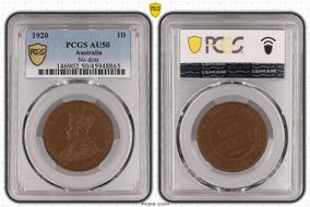 1920  1D No dots AU50BN