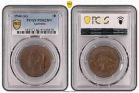 1944 (m) 1D MS62BN