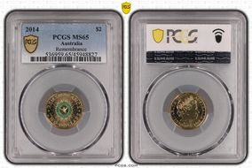 2014 $2 Remembrance - Colorized MS65