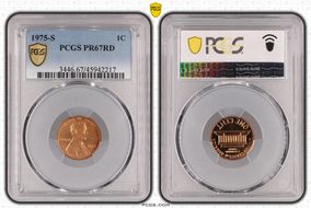 1975-S 1C PR67RD