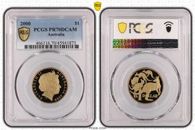 2000 $1 PR70DCAM