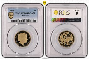 2000 $1 PR69DCAM