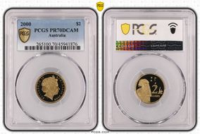 2000 $2 PR70DCAM