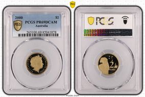 2000 $2 PR69DCAM