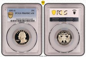 1993-S 25C Clad PR69DCAM
