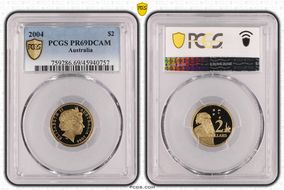 2004 $2 PR69DCAM