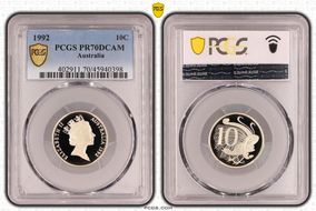 1992 10C PR70DCAM
