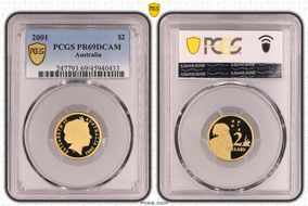 2001 $2 PR69DCAM