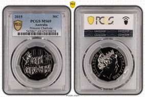 2015 50C Princess Charlotte MS69