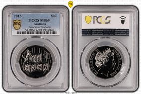 2015 50C Princess Charlotte MS69