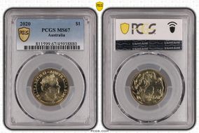 2020 $1 MS67