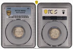 1942 6D MS66